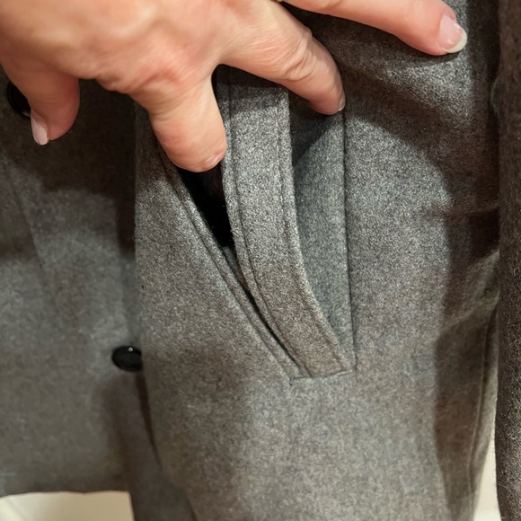 Men’s London Fog Overcoat or Peacoat size M Heather-gray - Picture 10 of 11